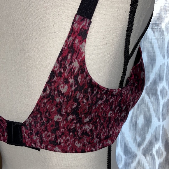 NWOT Sexy Smoothing Bra Mulberry/Gray/Black Print - Picture 11 of 15
